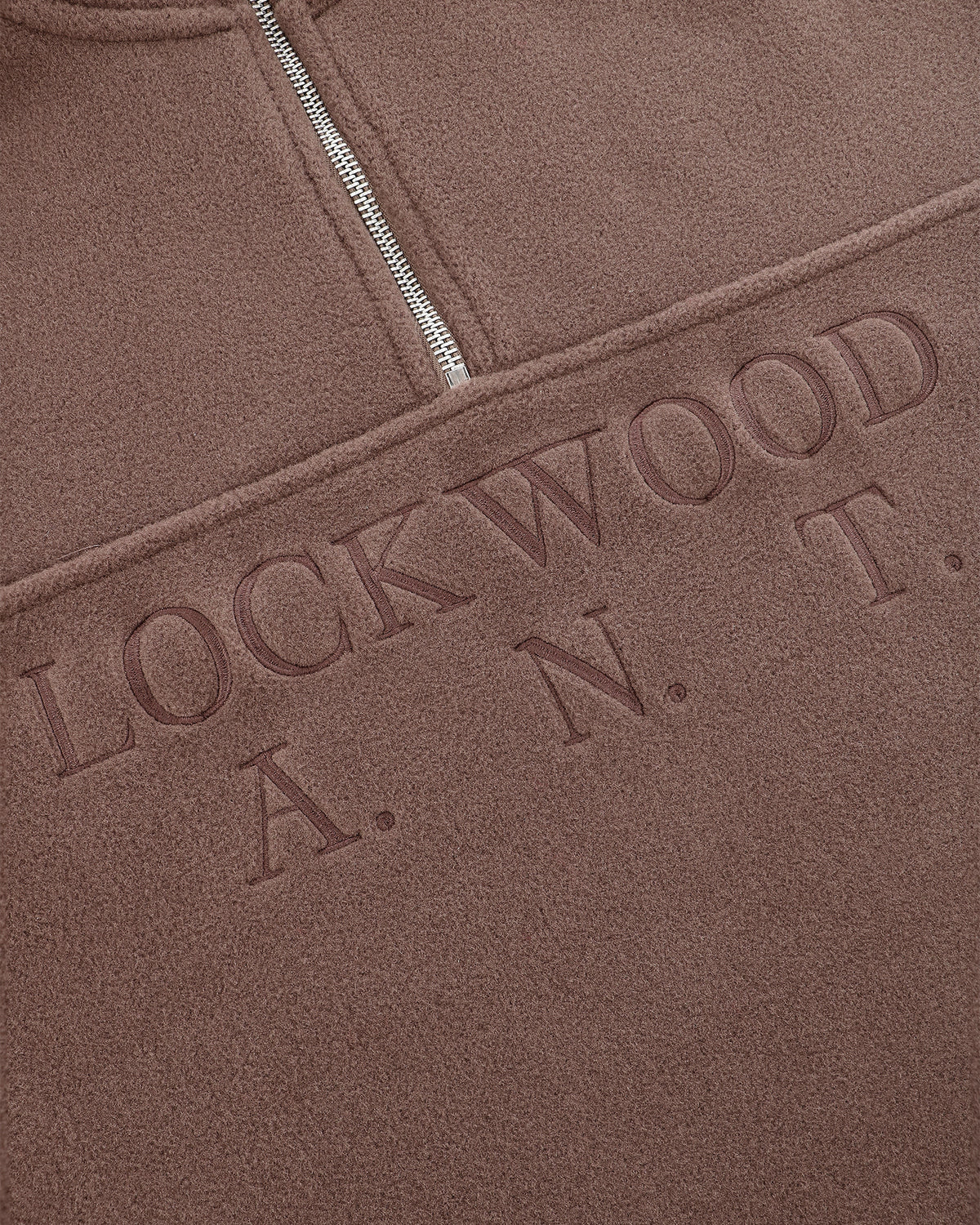 Lockwood Heavyweight Fleece Half Zip - Brown