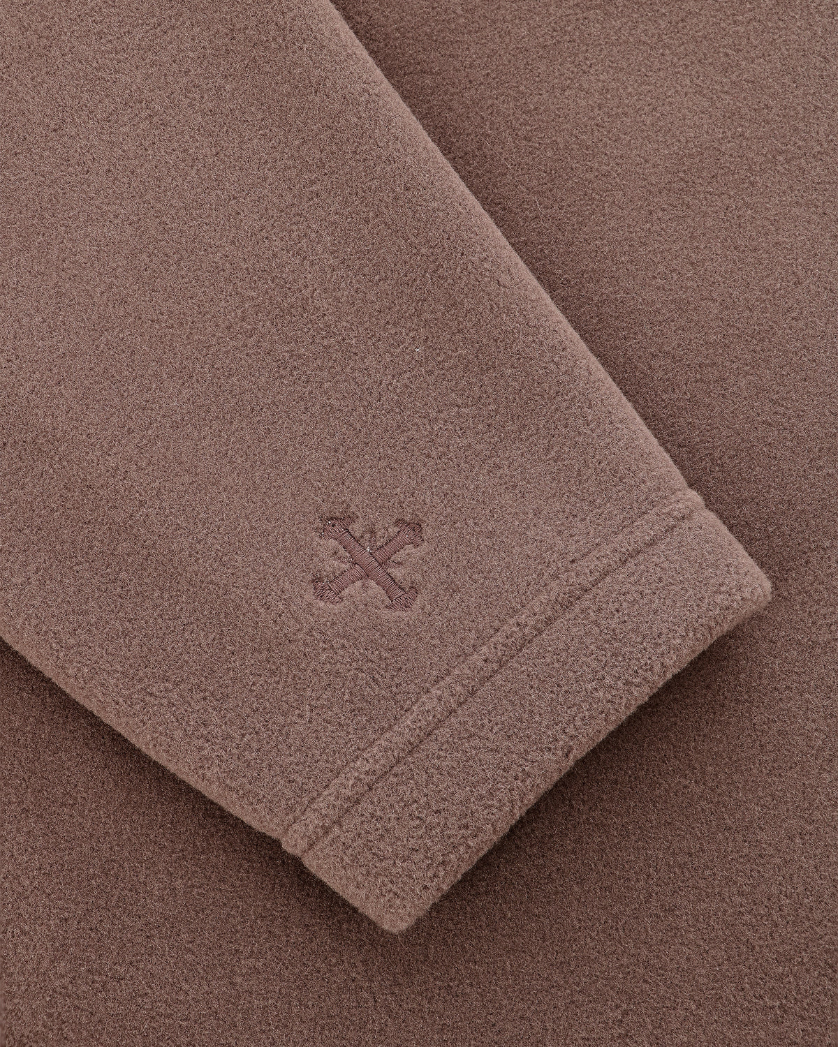 Lockwood Heavyweight Fleece Half Zip - Brown