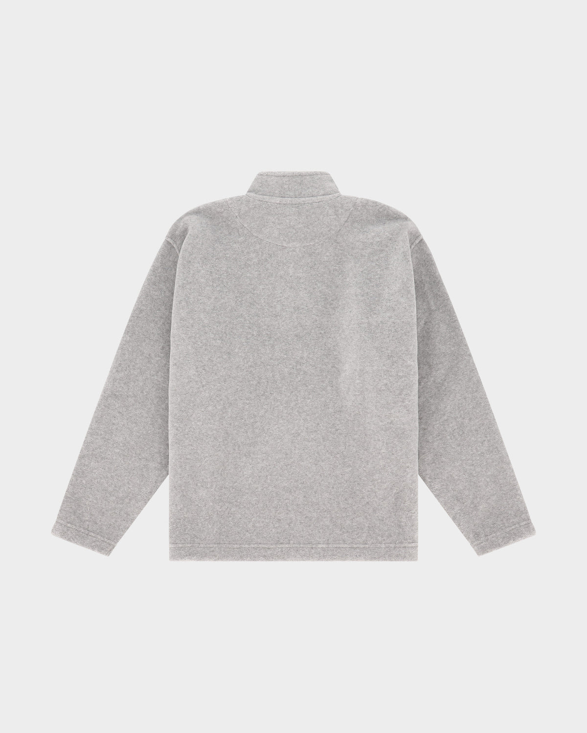 Lockwood Initials Heavyweight Fleece Half Zip - Grey Melange