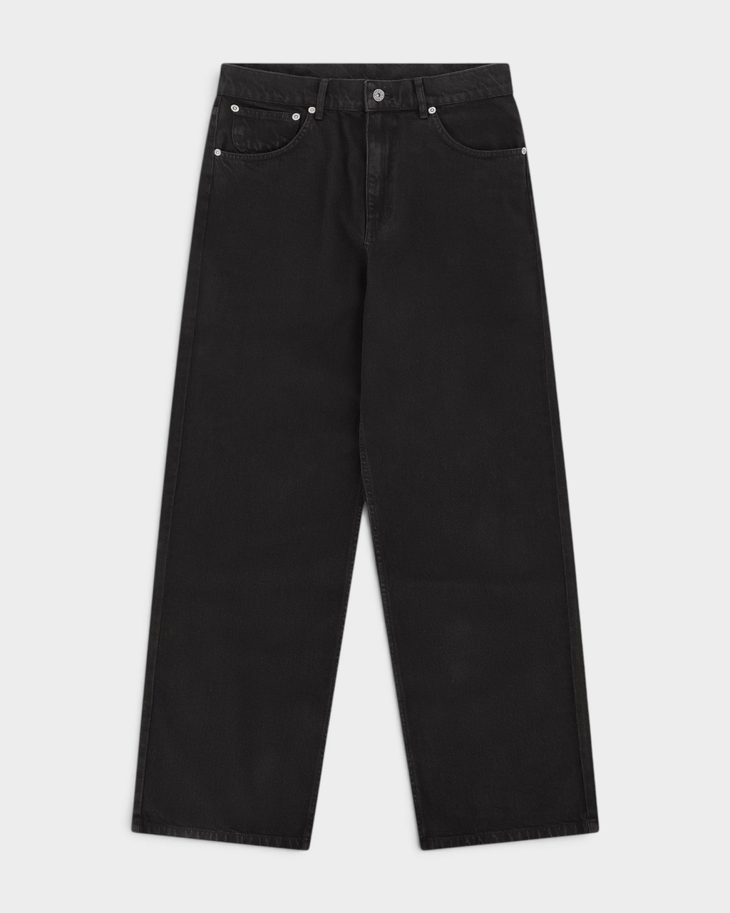 Lockwood Straight Baggy Jeans - Overdye Black