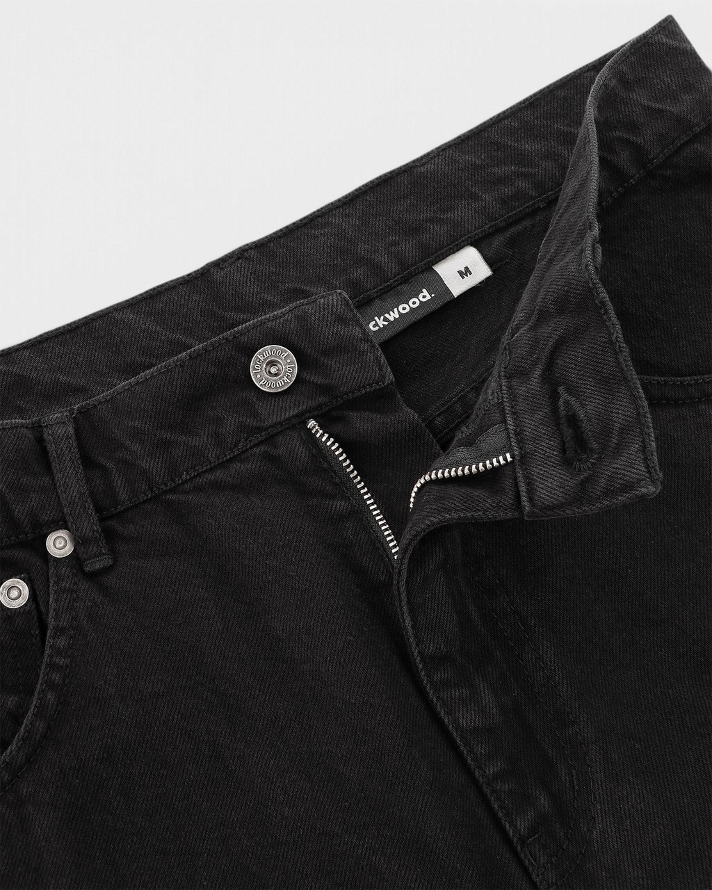 Lockwood Straight Baggy Jeans - Overdye Black