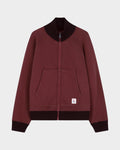 Lockwood Sailing Zip Sweater - Dark Red