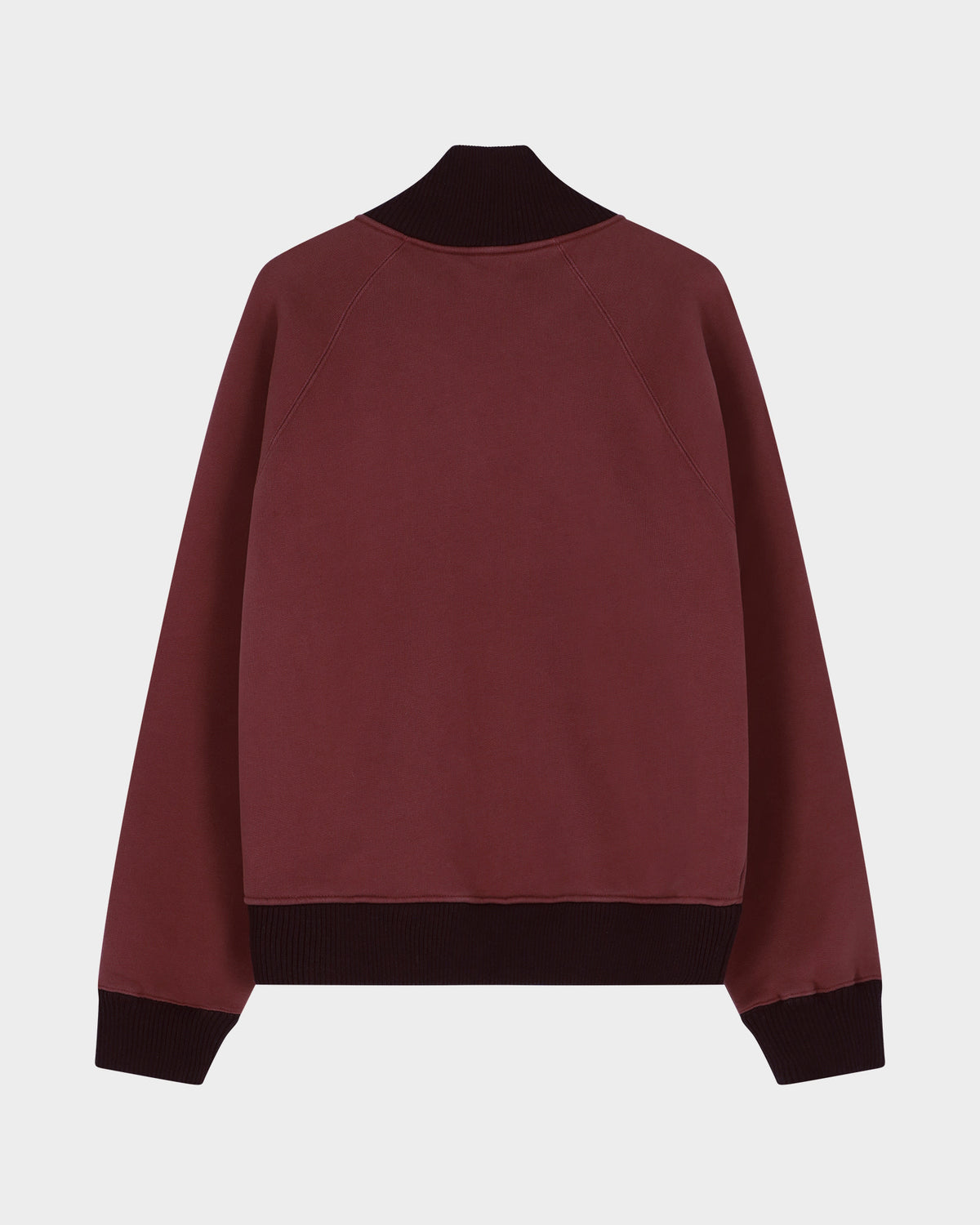 Lockwood Sailing Zip Sweater - Dark Red