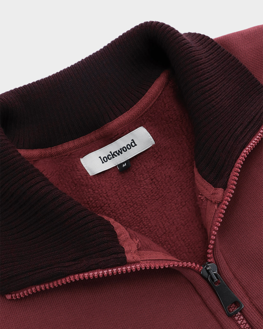 Lockwood Sailing Zip Sweater - Dark Red