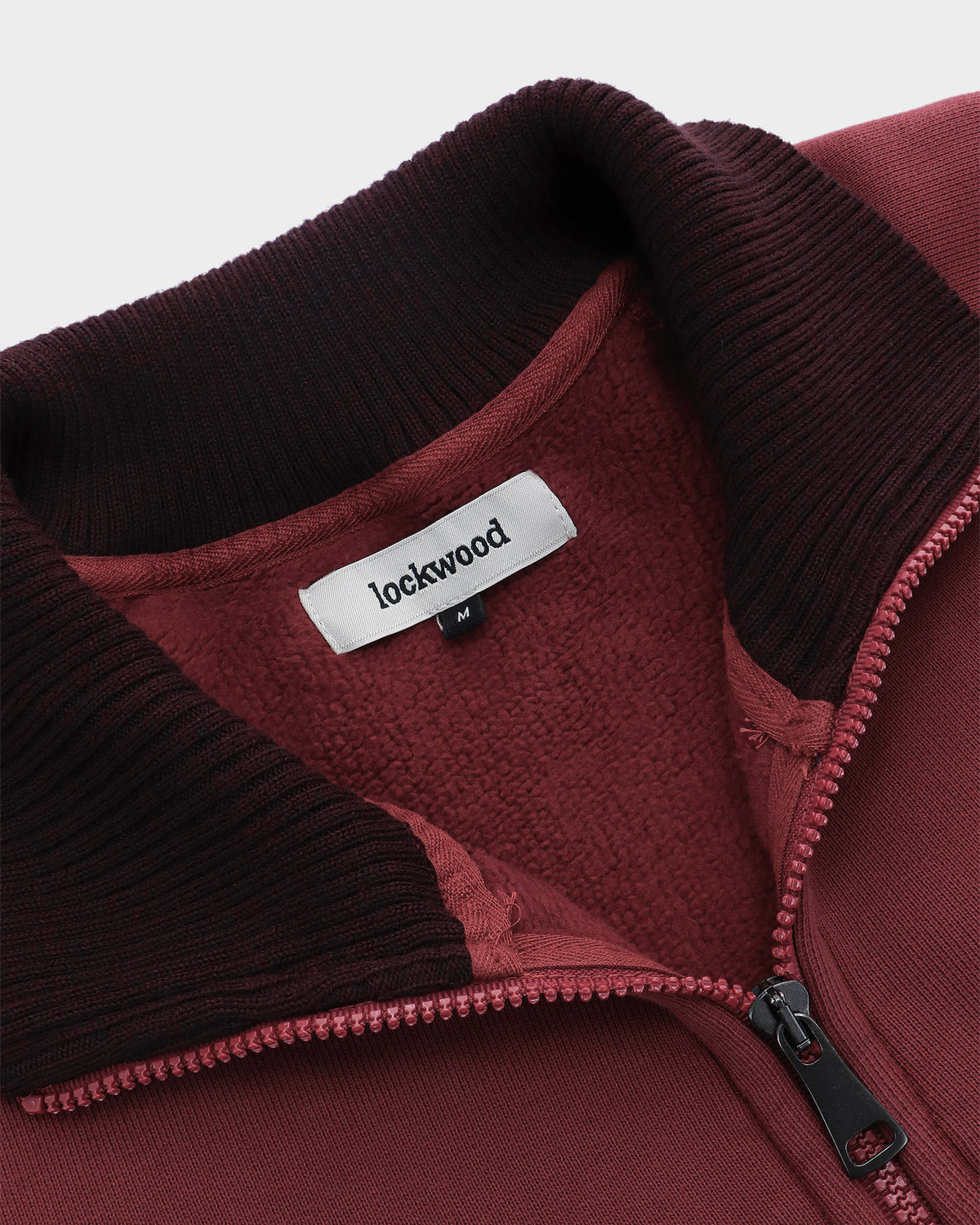 Lockwood Sailing Zip Sweater - Dark Red