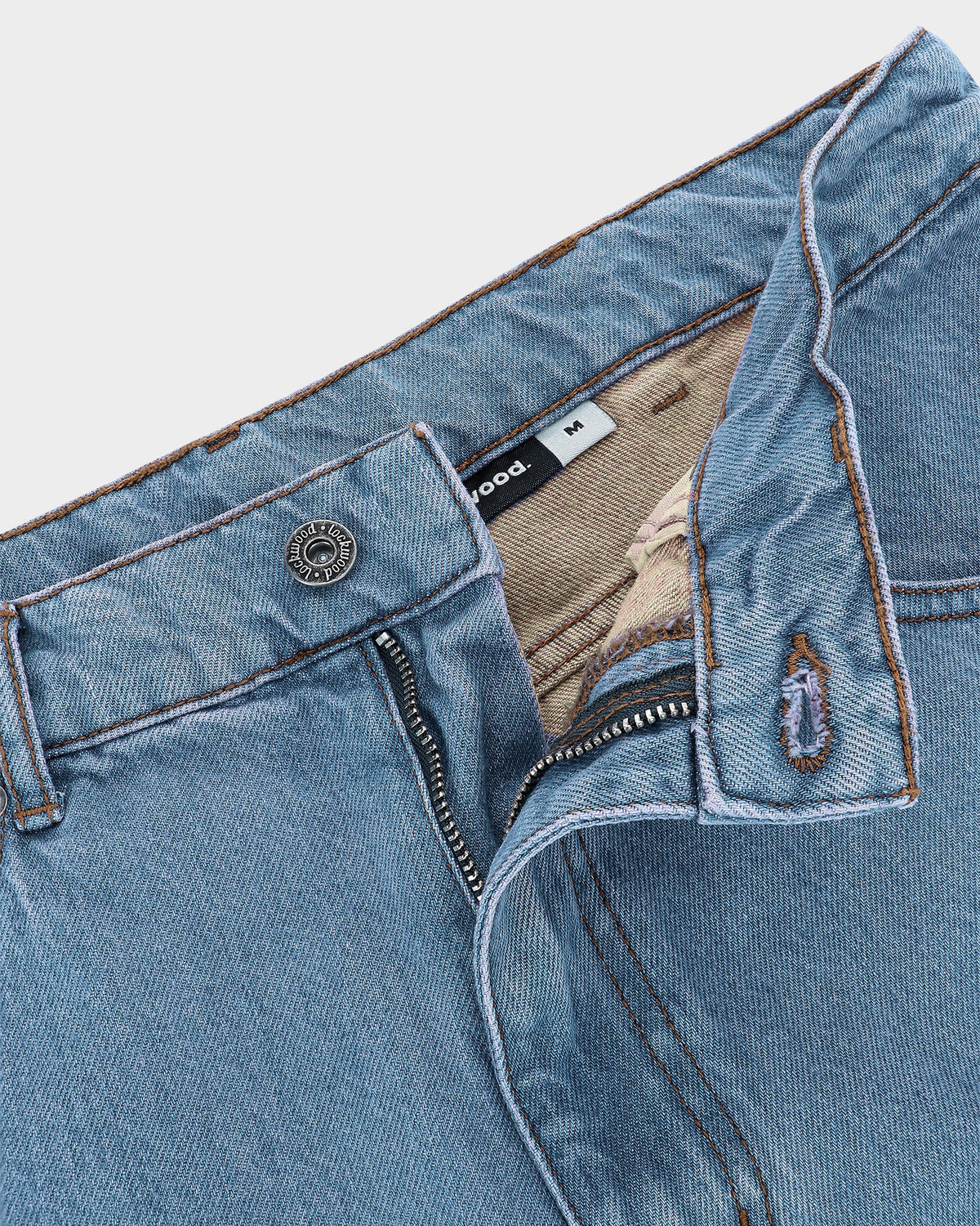 Lockwood Straight Baggy Jeans - Winter Sky