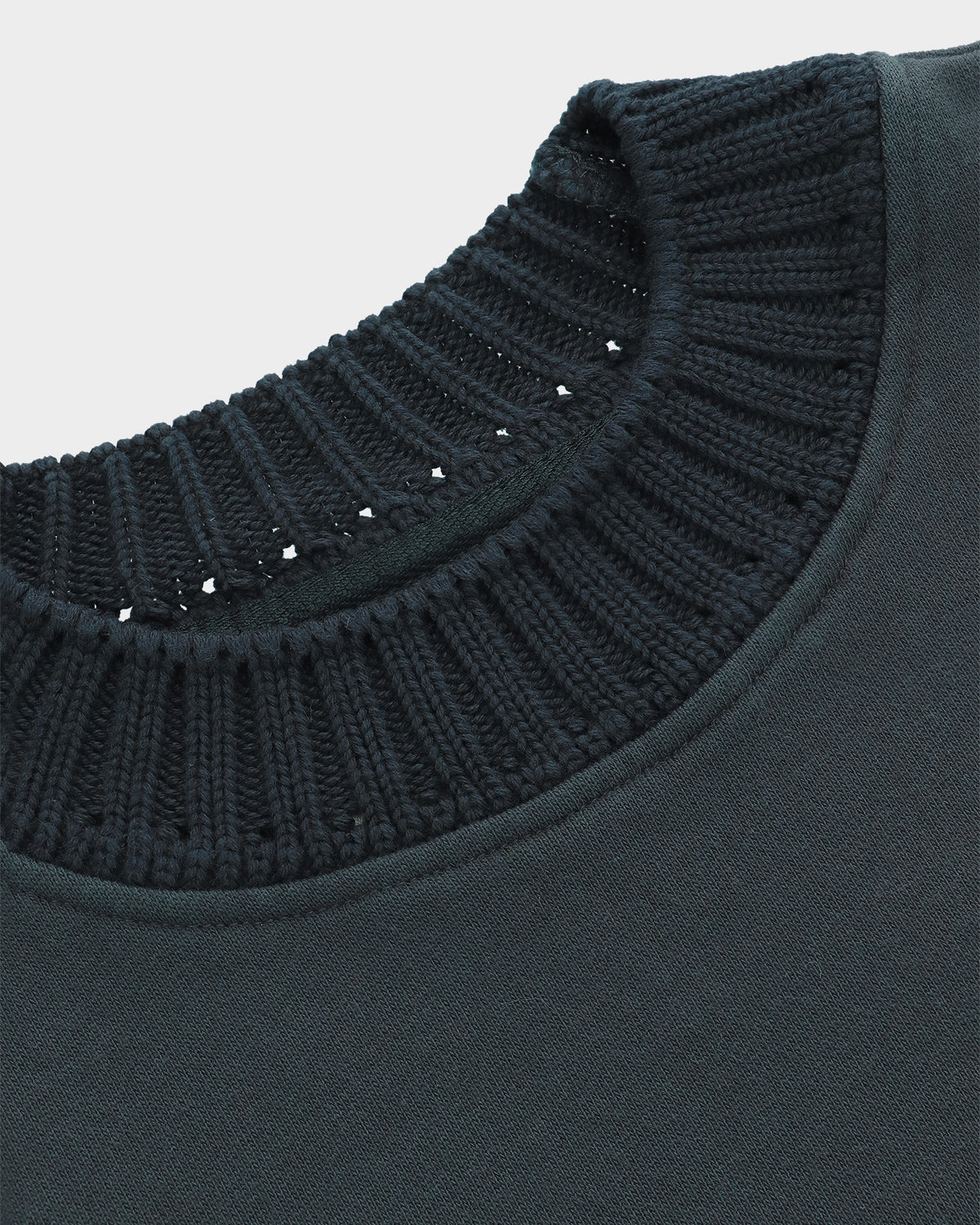 Lockwood Too Late Mock Neck Sweatshirt - Concrete Grey