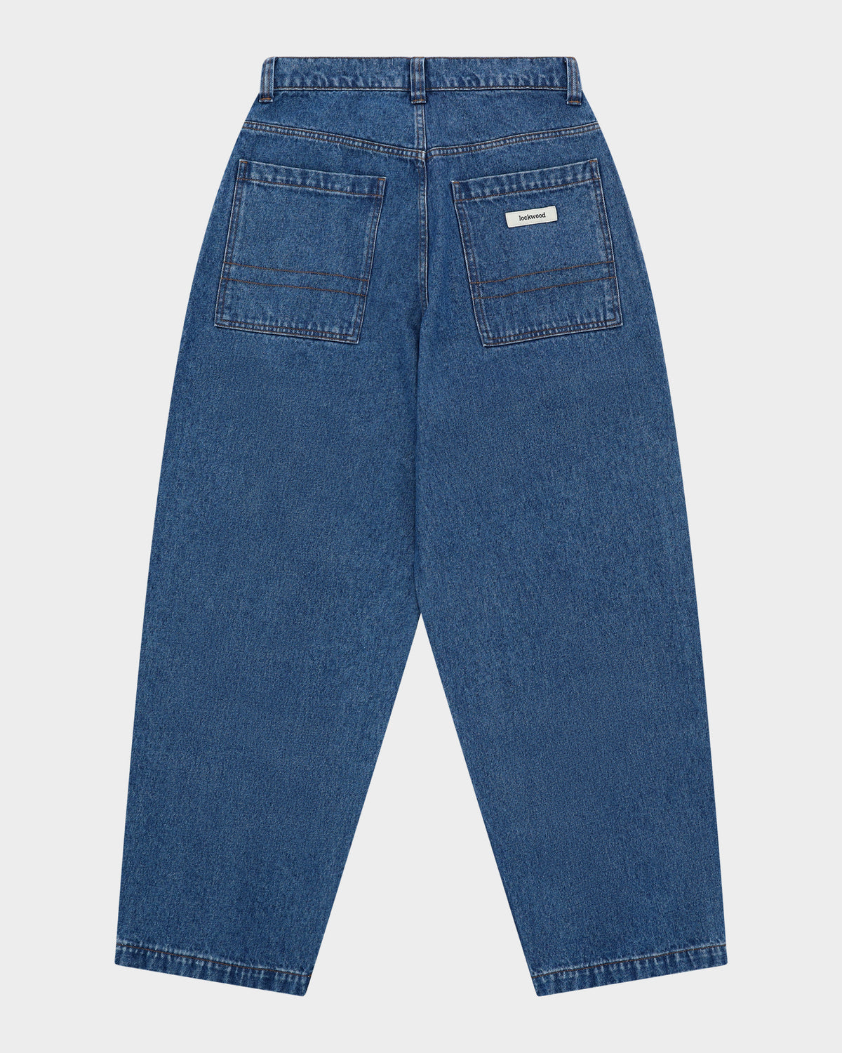 Lockwood Pleated Jeans - Blue Stone Washed