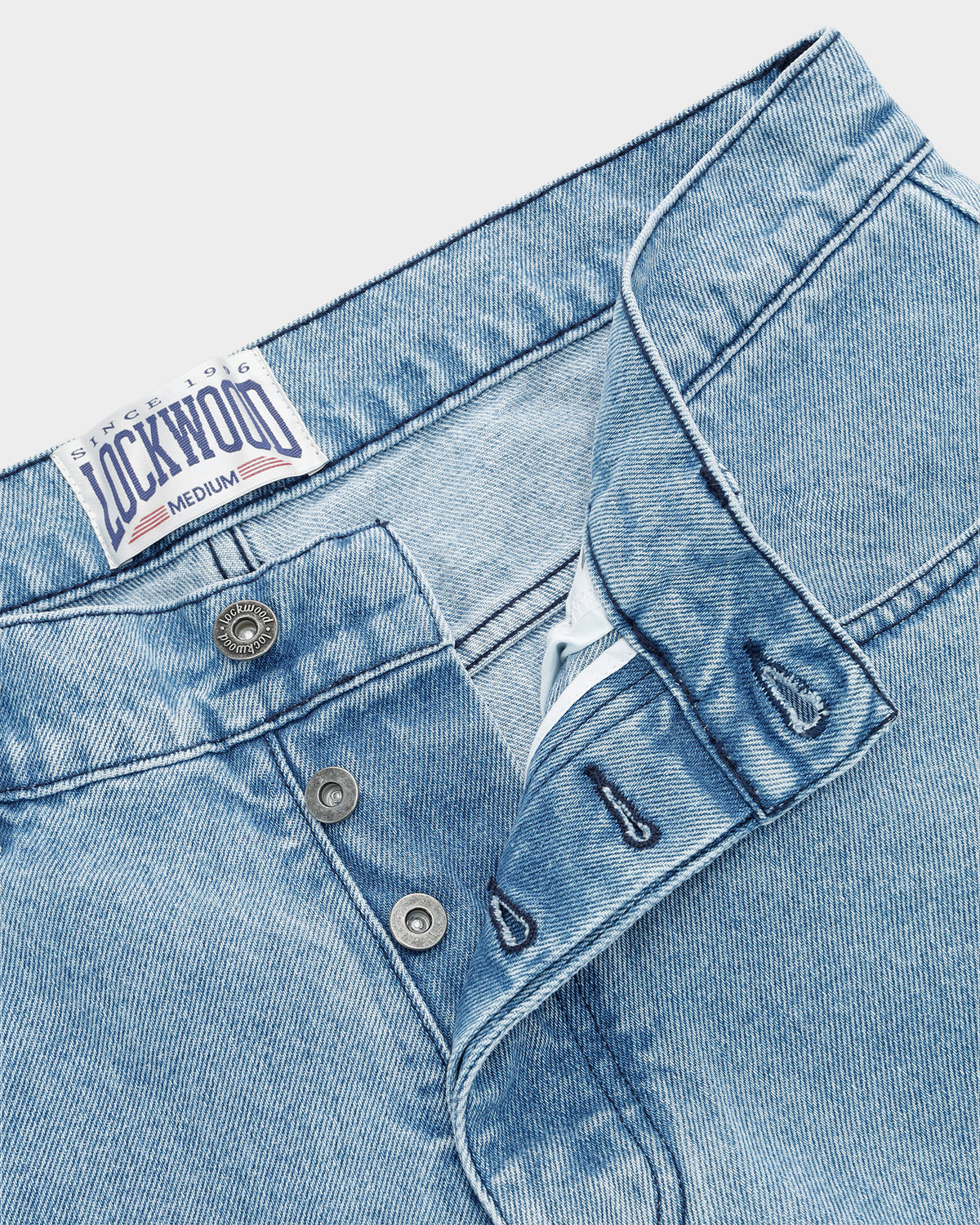 Lockwood Classic Relaxed Jeans - Blue Bleached
