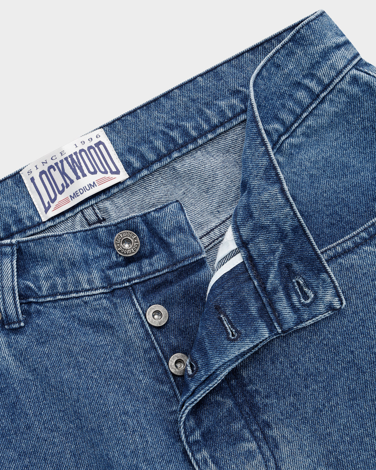 Lockwood Classic Relaxed Jeans - Blue Stone Washed