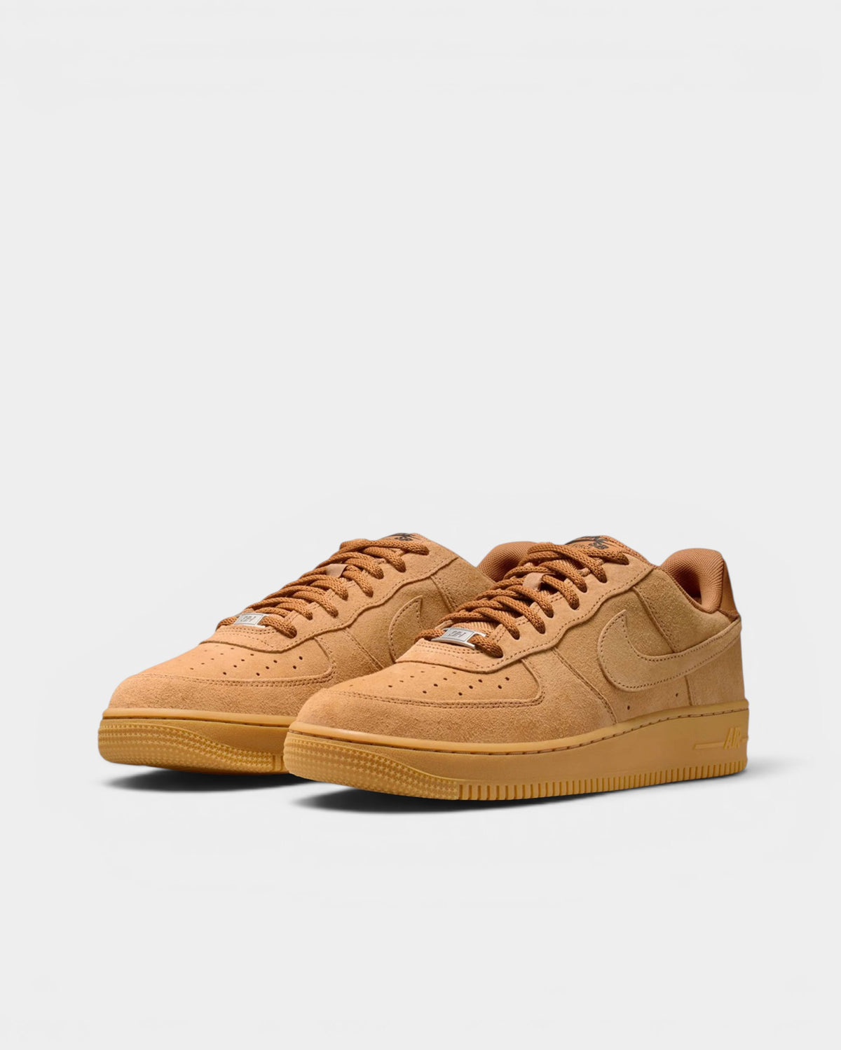 Nike SB Air Force 1 Shoes - Flax/Black/Gum Light Brown