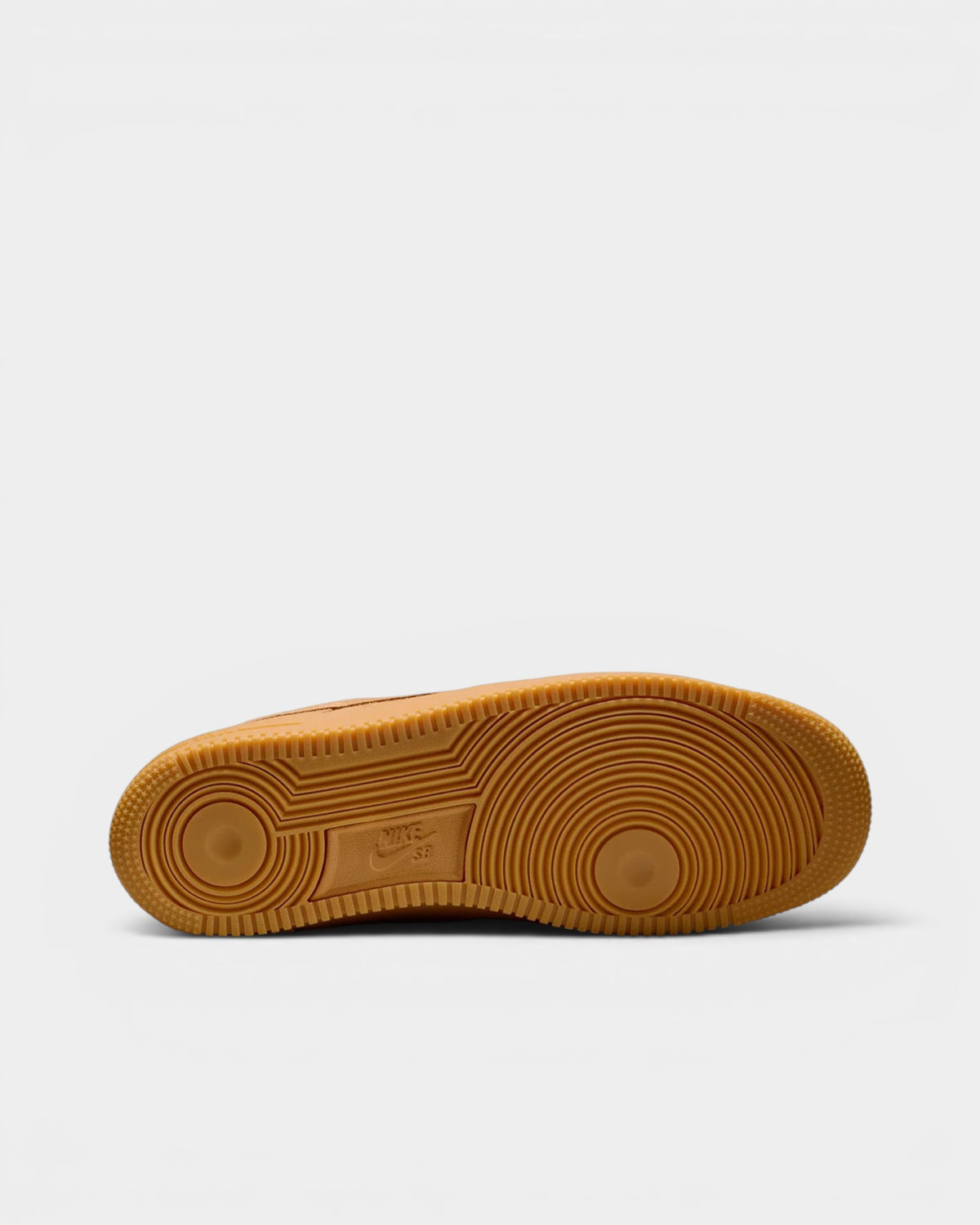 Nike SB Air Force 1 Shoes - Flax/Black/Gum Light Brown