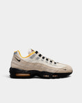 Lockwood Avenue Nike SB Air Max 95 Club 58 sneakers in sail, black, and laser orange with suede and mesh detailing.