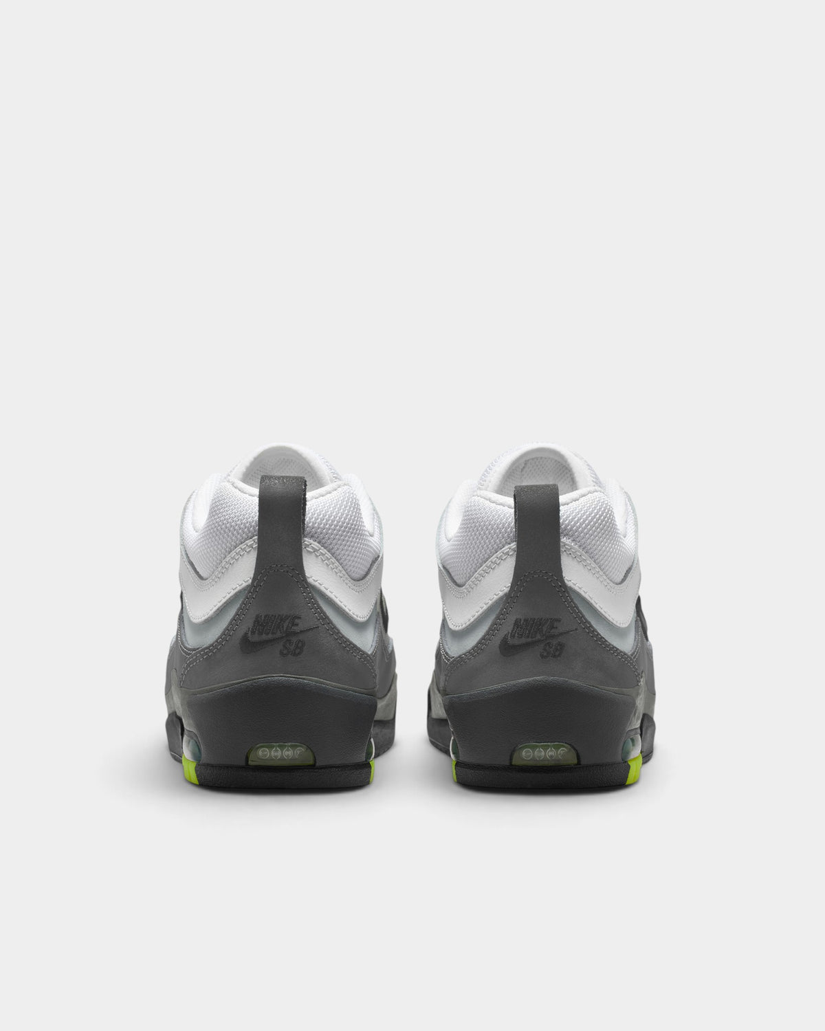 Nike SB Air Max Ishod Shoes - Black / Neon Yellow / Anthracite / Light Graphite