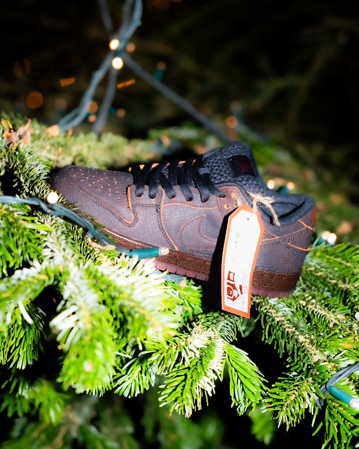 Nike SB Dunk Low Pro Premium Shoes - Dark Smoke Grey / Campfire Orange / Black