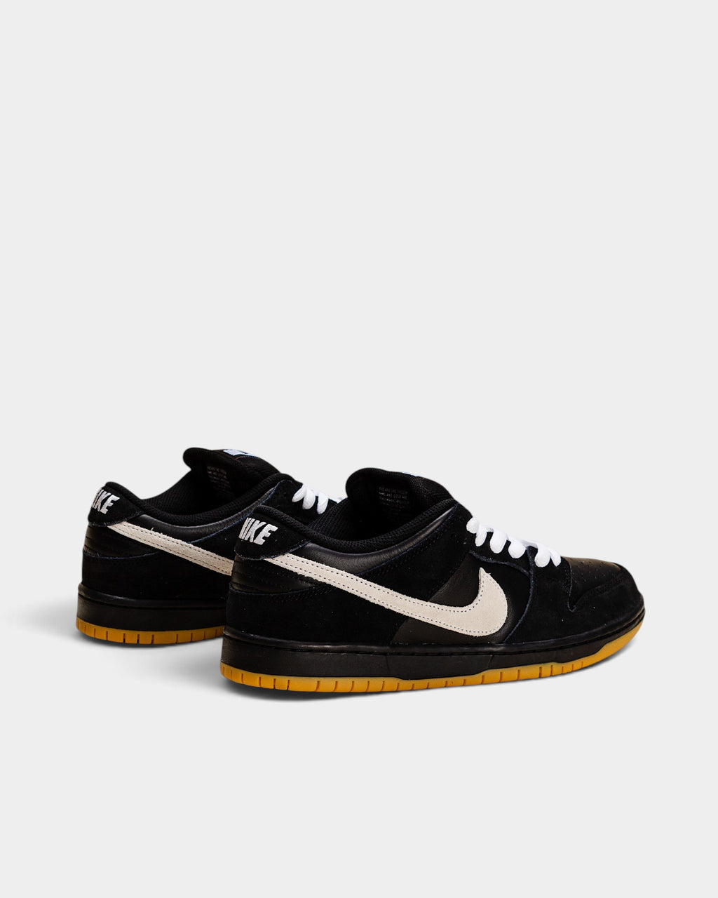 Nike SB Dunk Low Pro Shoes - Black / White / Gum