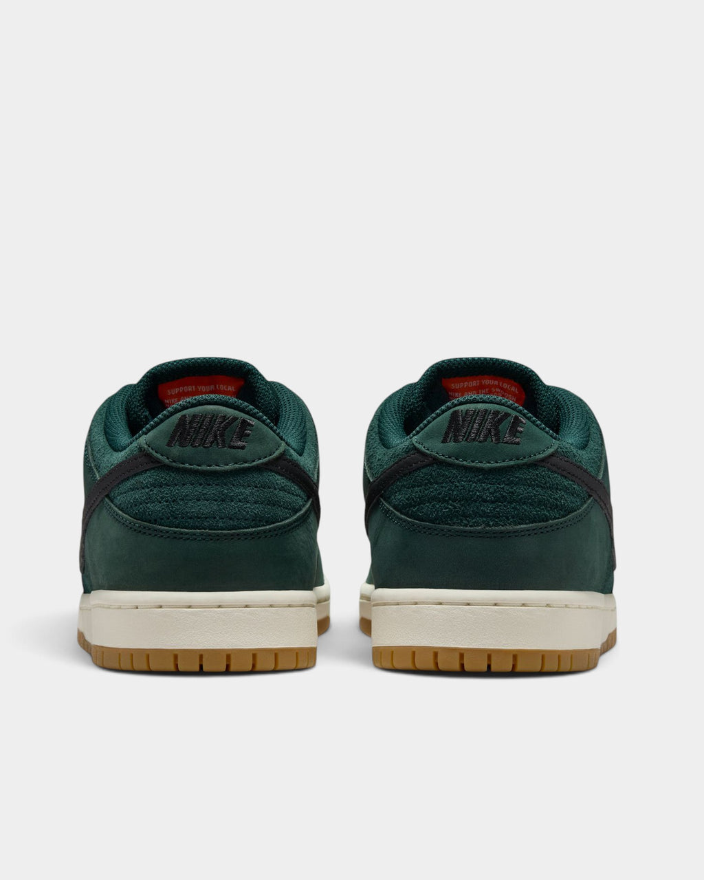 Nike SB Dunk Low Pro Shoes - Deep Fir / Black / Fir / Safety Orange