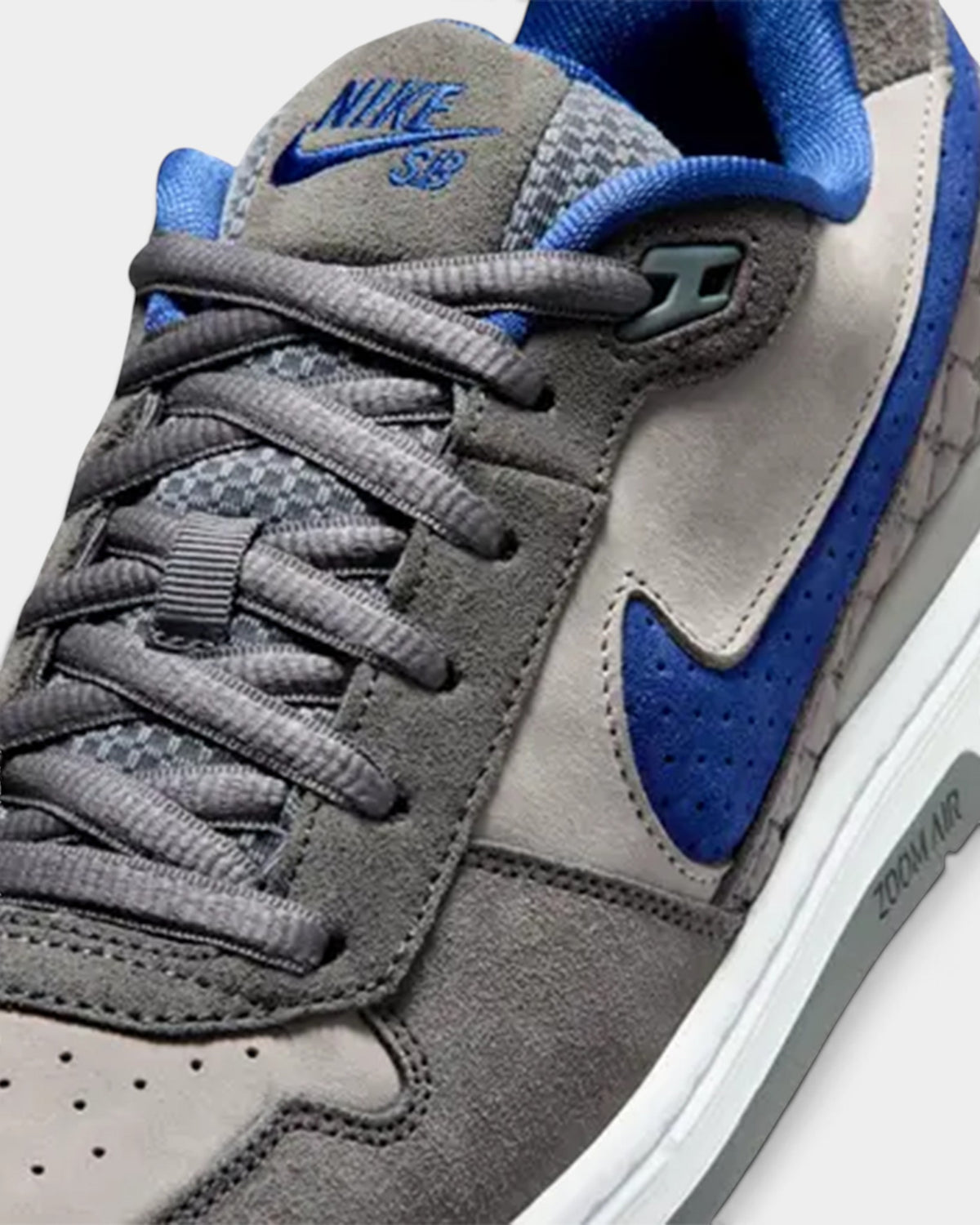 Nike SB P-Rod 1 OG Shoes - Flint Grey / Deep Royal Blue
