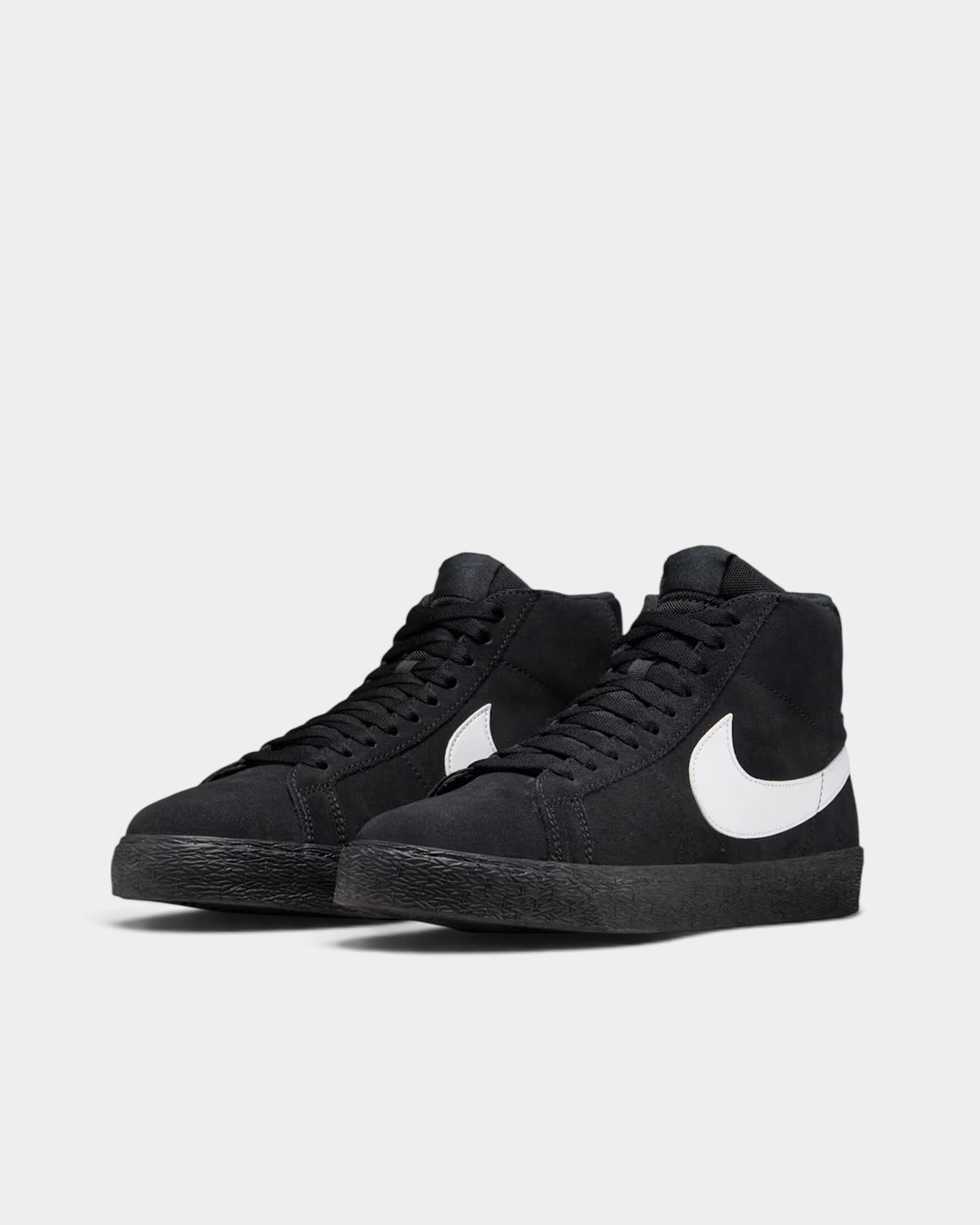 Nike SB Zoom Blazer Mid Shoes - Black / White