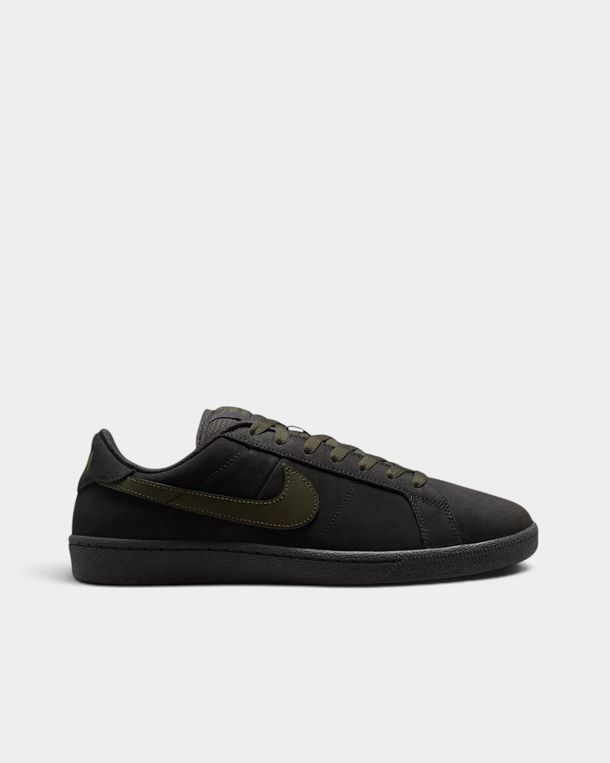 Lockwood Avenue Nike SB Zoom Tennis Classic low-profile skate shoe in dark olive leather and textile