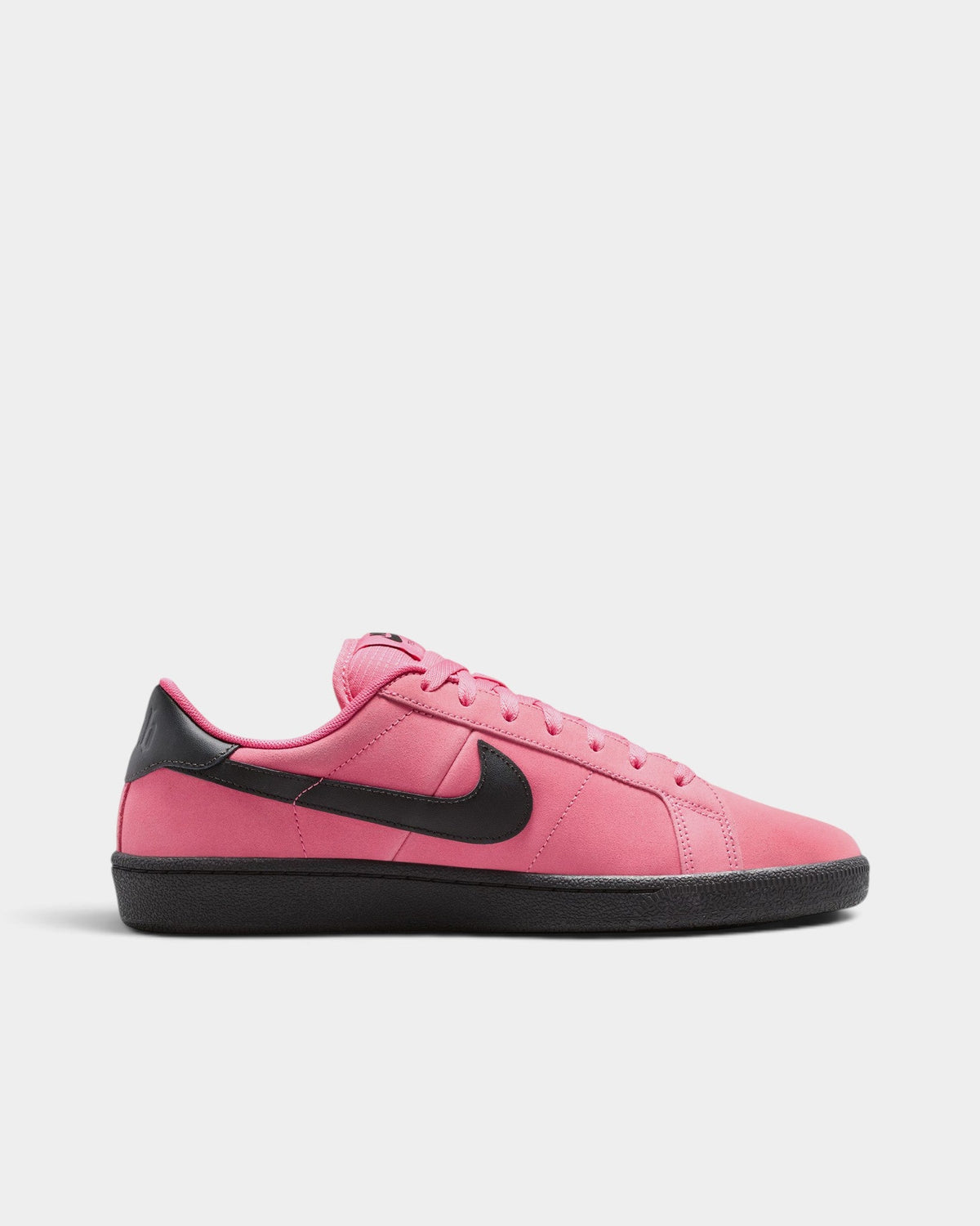 Lockwood Avenue Nike SB Zoom Tennis Classic skate shoes in pink suede with black swoosh and black sole