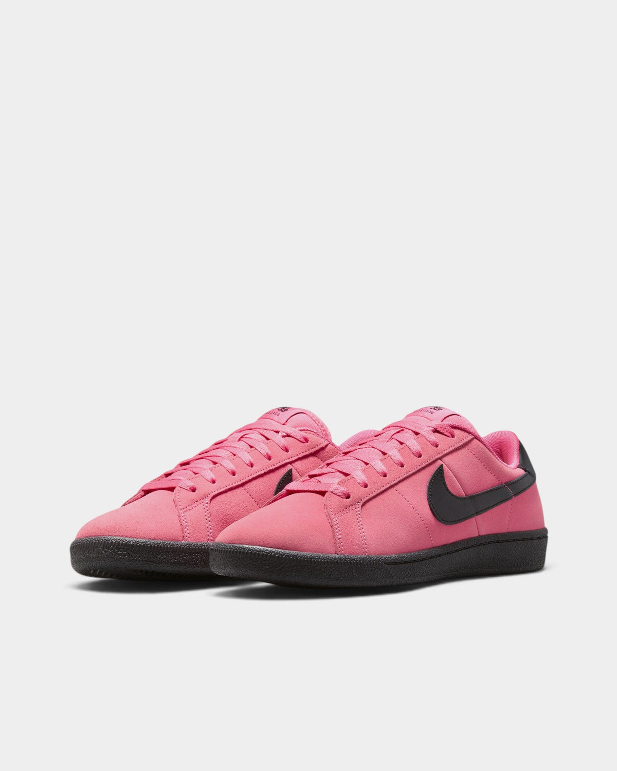 Lockwood Avenue Nike SB Zoom Tennis Classic skate shoes in pink suede with black swoosh and black rubber sole