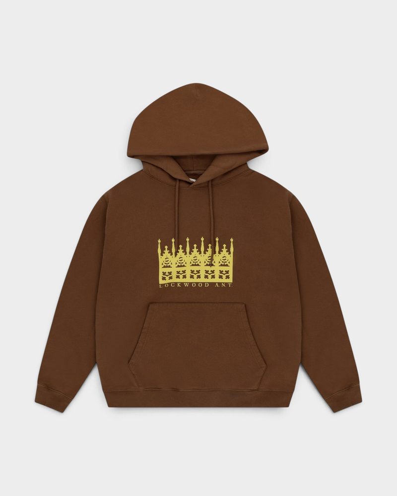 Lockwood Ornament Hoodie Brown