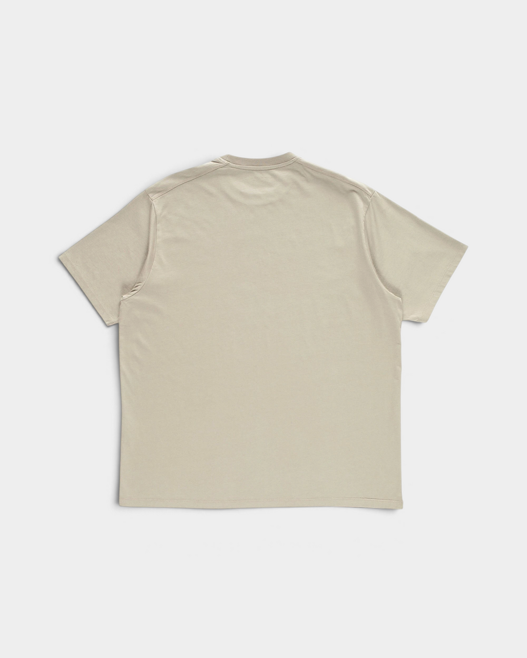 Pop Trading Company x Miffy Calling T-shirt in a light stone grey, back, plain