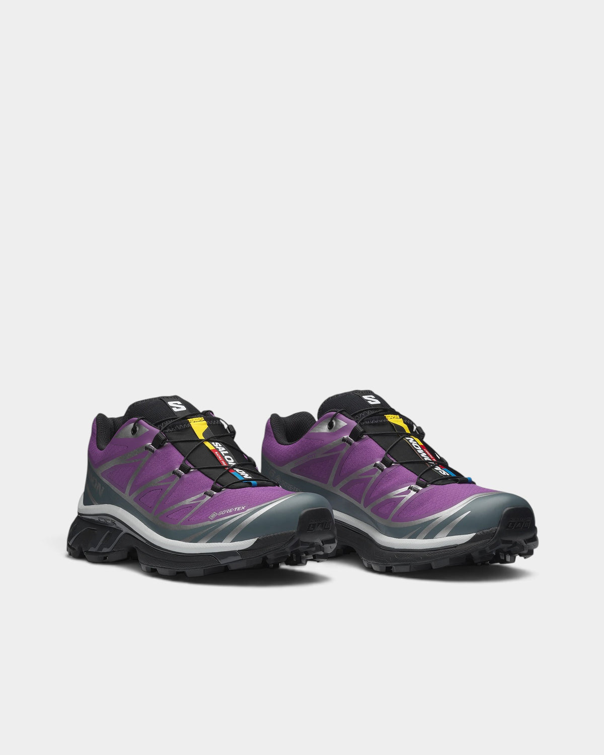 Salomon XT-6 Gore-Tex Shoes - Concord Grape / Stormy Weather / Footwear Silver