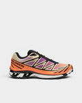 Salomon XT-6 Shoes - Black / Almond Cream / Dragon Fire