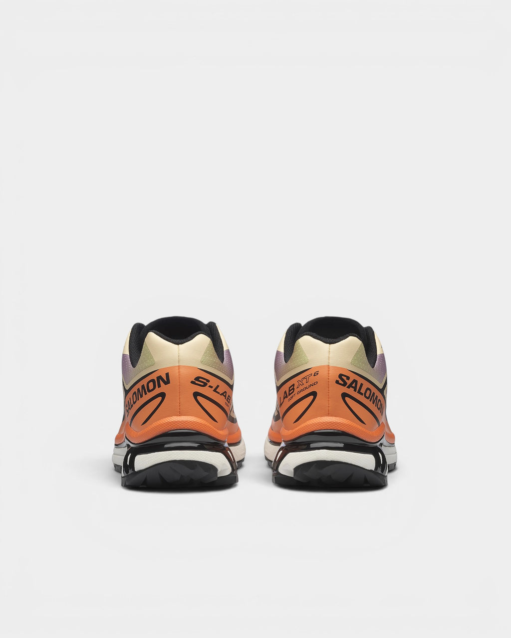 Salomon XT-6 Shoes - Black / Almond Cream / Dragon Fire