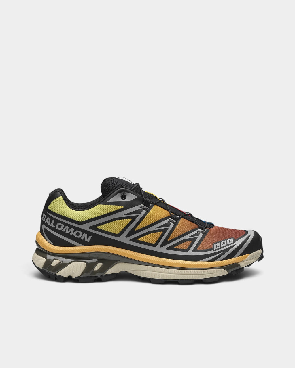Salomon XT-6 Shoes - Black / Grape Leaf / Beach Ball