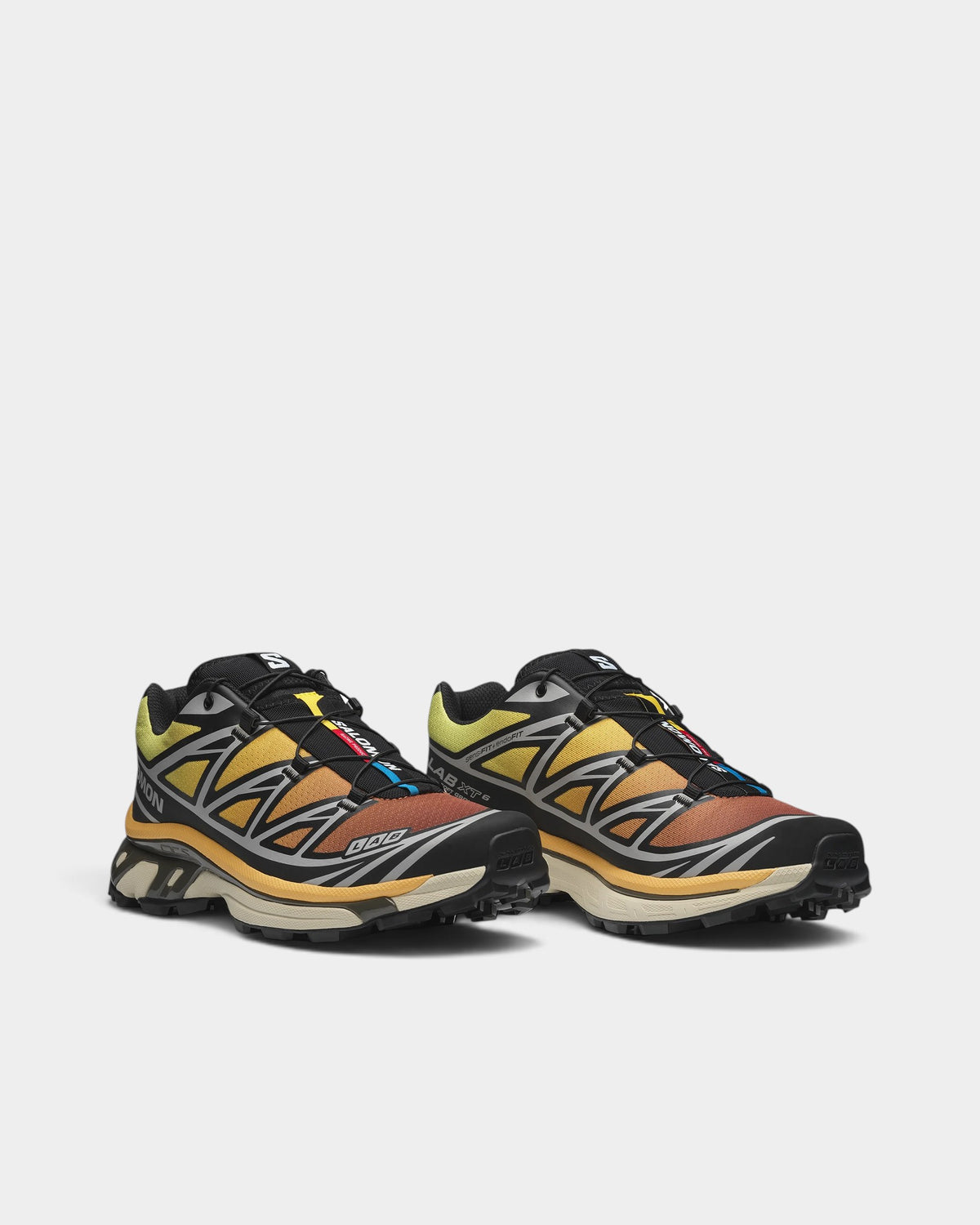 Salomon XT-6 Shoes - Black / Grape Leaf / Beach Ball