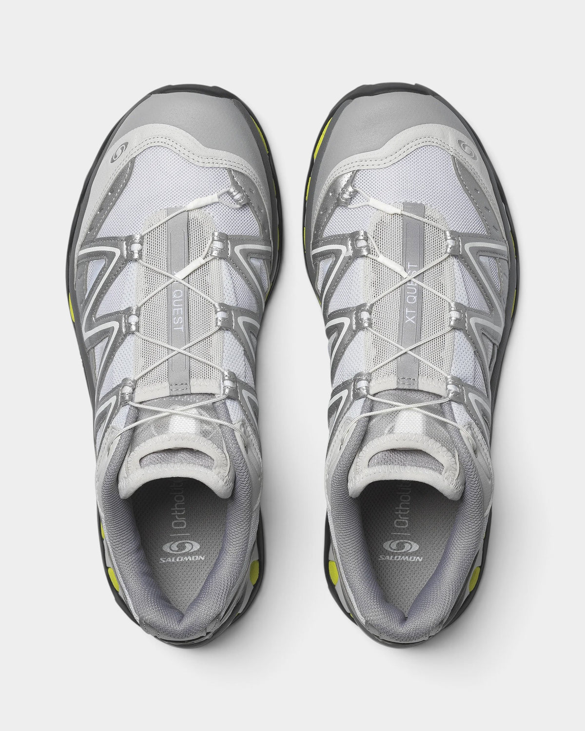 Salomon XT-Quest Shoes - Lunar Rock / Footwear Silver / Bright Chartreuse