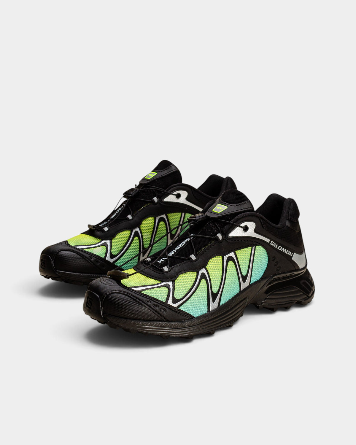 Salomon XT-Whisper Shoes - Black / Iced Aqua / Footwear Silver