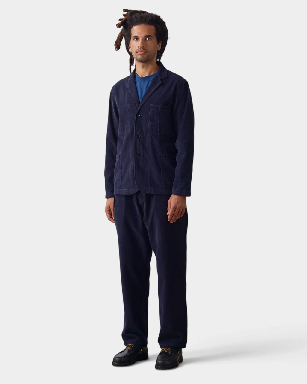Service Works Fine Cord Part-Timer Pants - Dark Navy