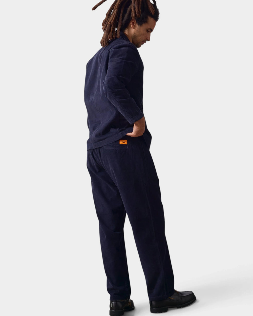 Service Works Fine Cord Part-Timer Pants - Dark Navy