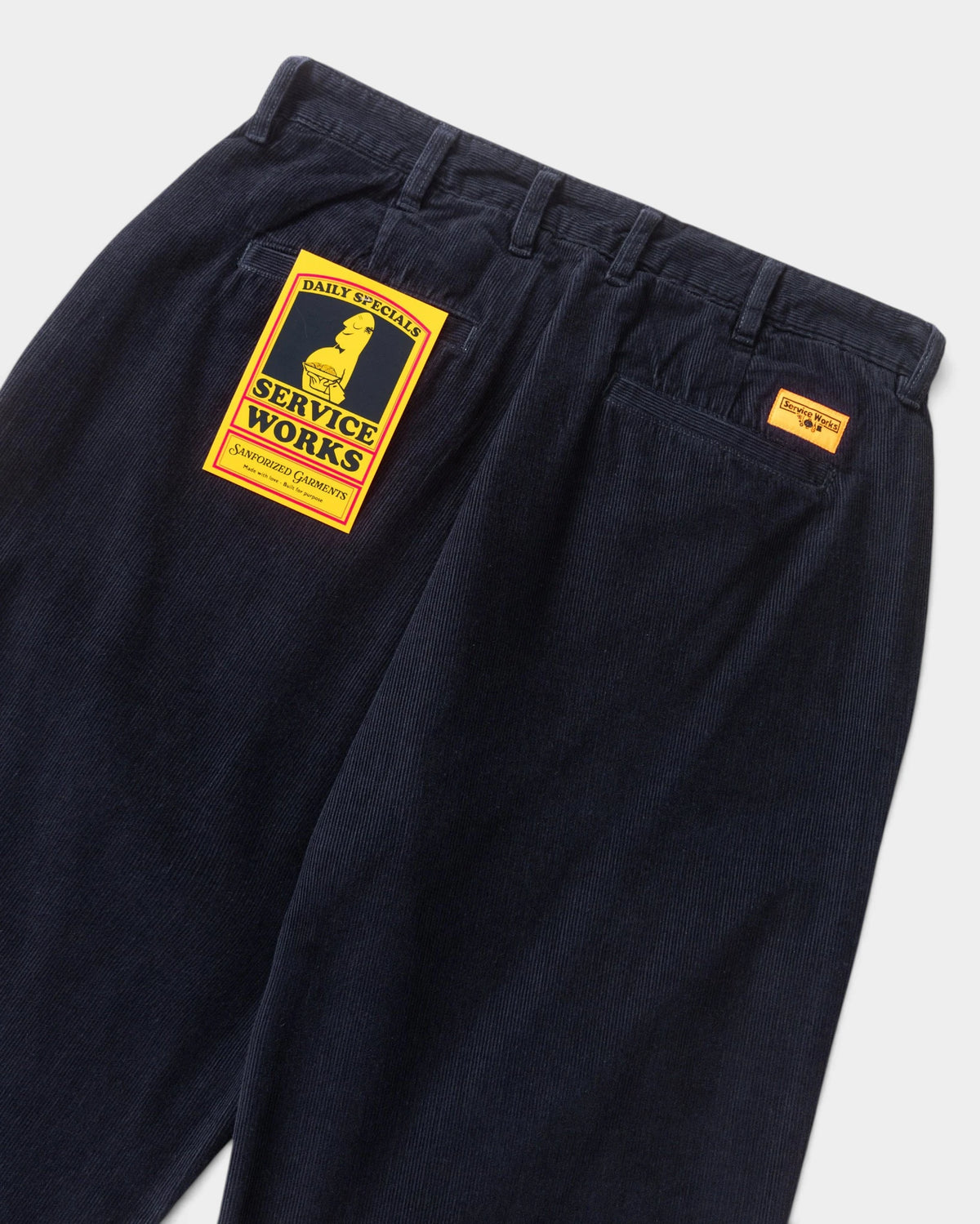 Service Works Fine Cord Part-Timer Pants - Dark Navy