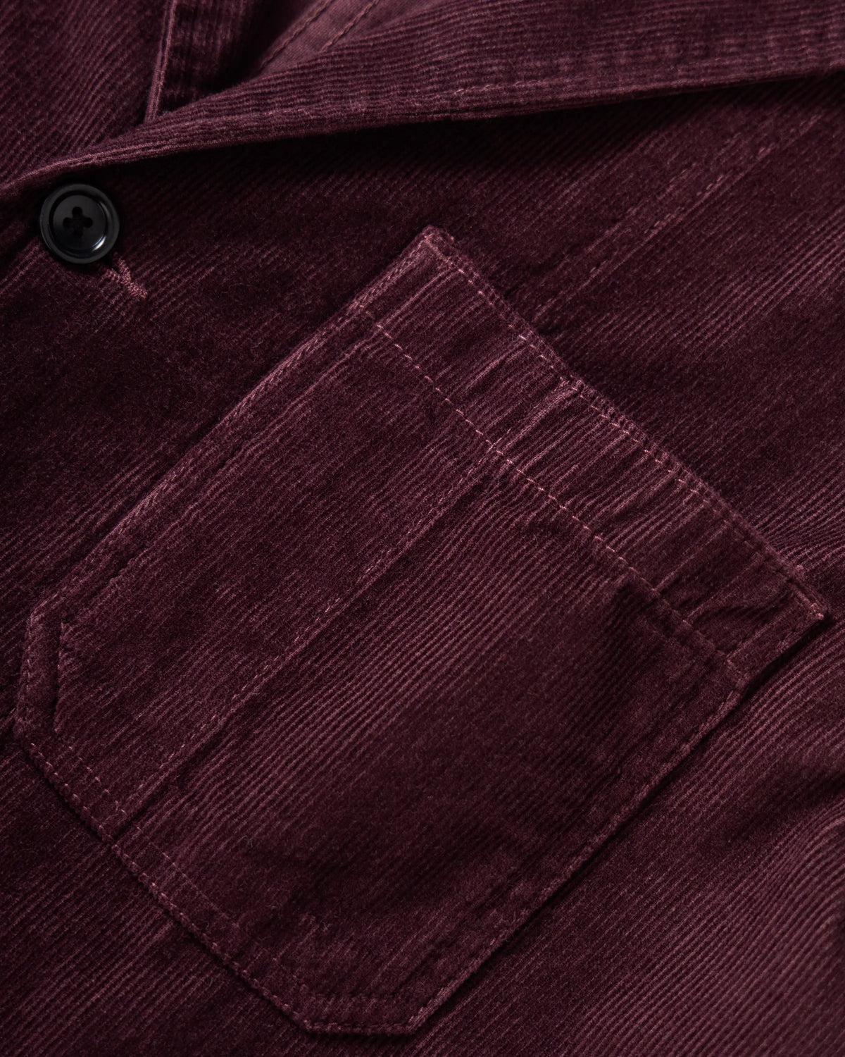 Service Works Fine Cord Server Suit Jacket - Burgundy