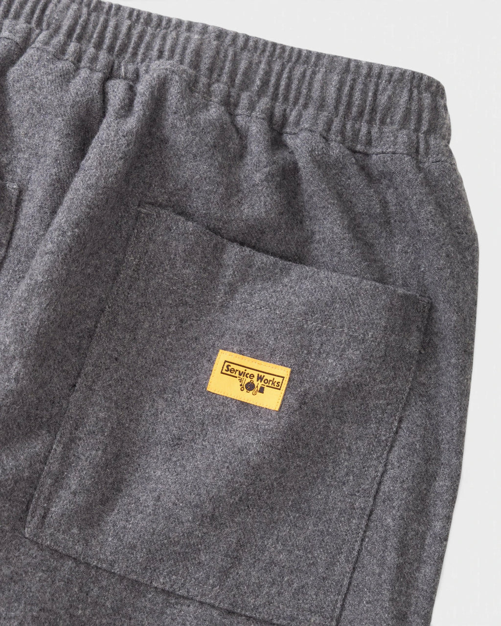 Service Works Flannel Chef Pants - Charcoal
