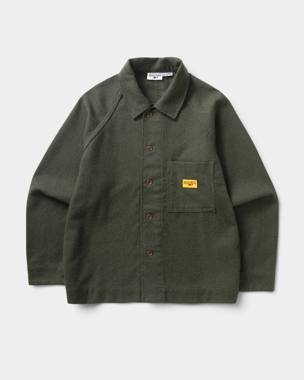 Service Works Flannel FOH Overshirt - Forest
