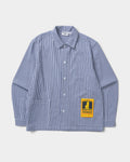 Service Works Gingham Waiter Shirt - Blue