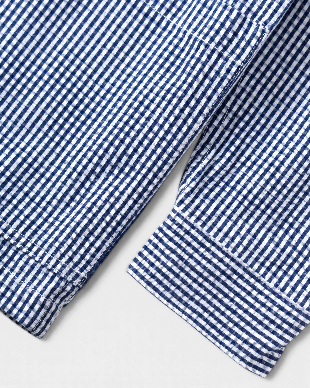 Service Works Gingham Waiter Shirt - Blue