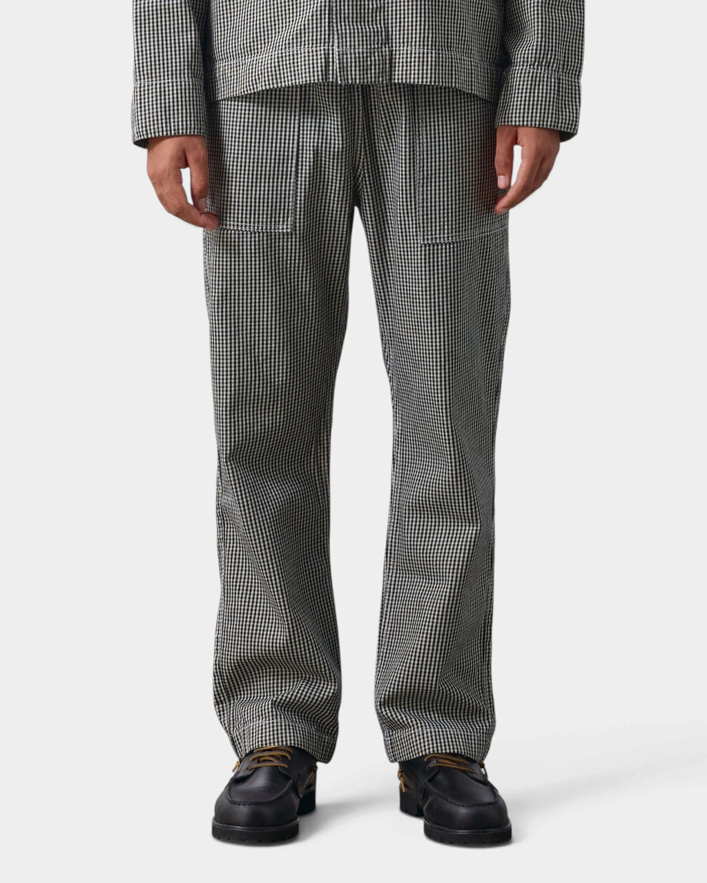 Service Works House Gingham Chef Pants - Black