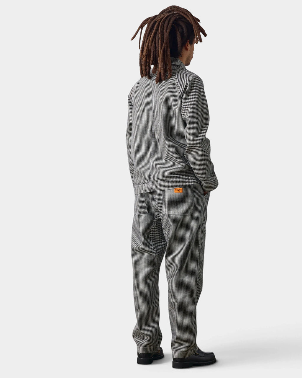 Service Works House Gingham Chef Pants - Black