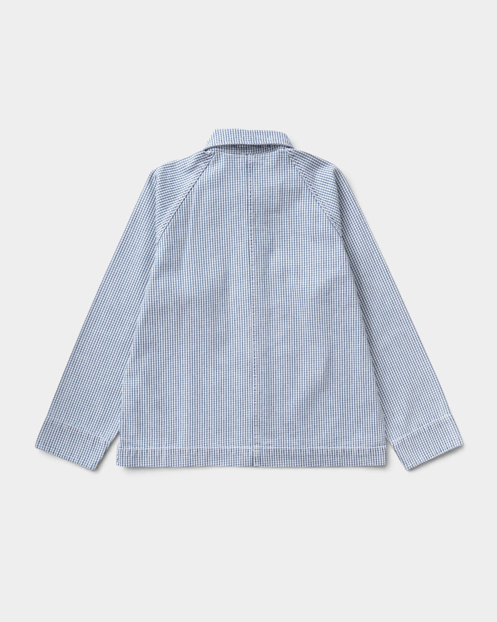 Service Works House Gingham FOH Overshirt - Blue