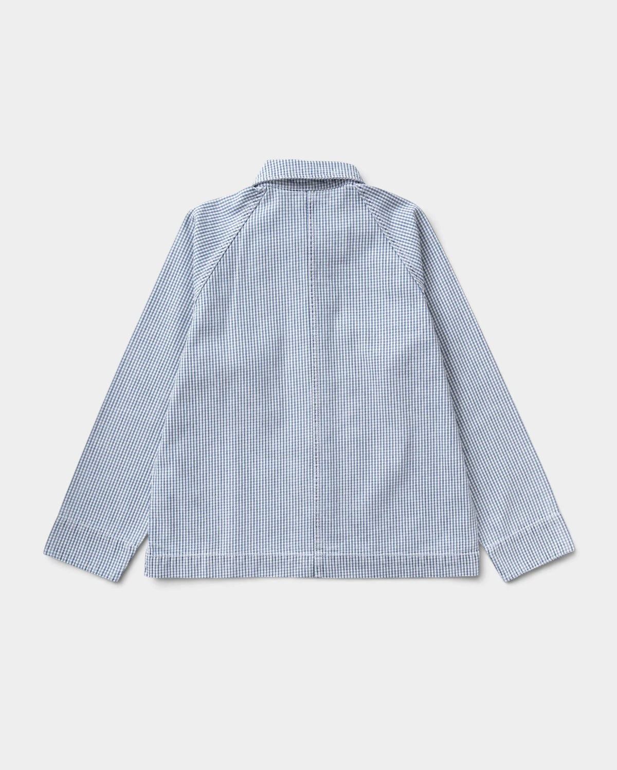 Service Works House Gingham FOH Overshirt - Blue