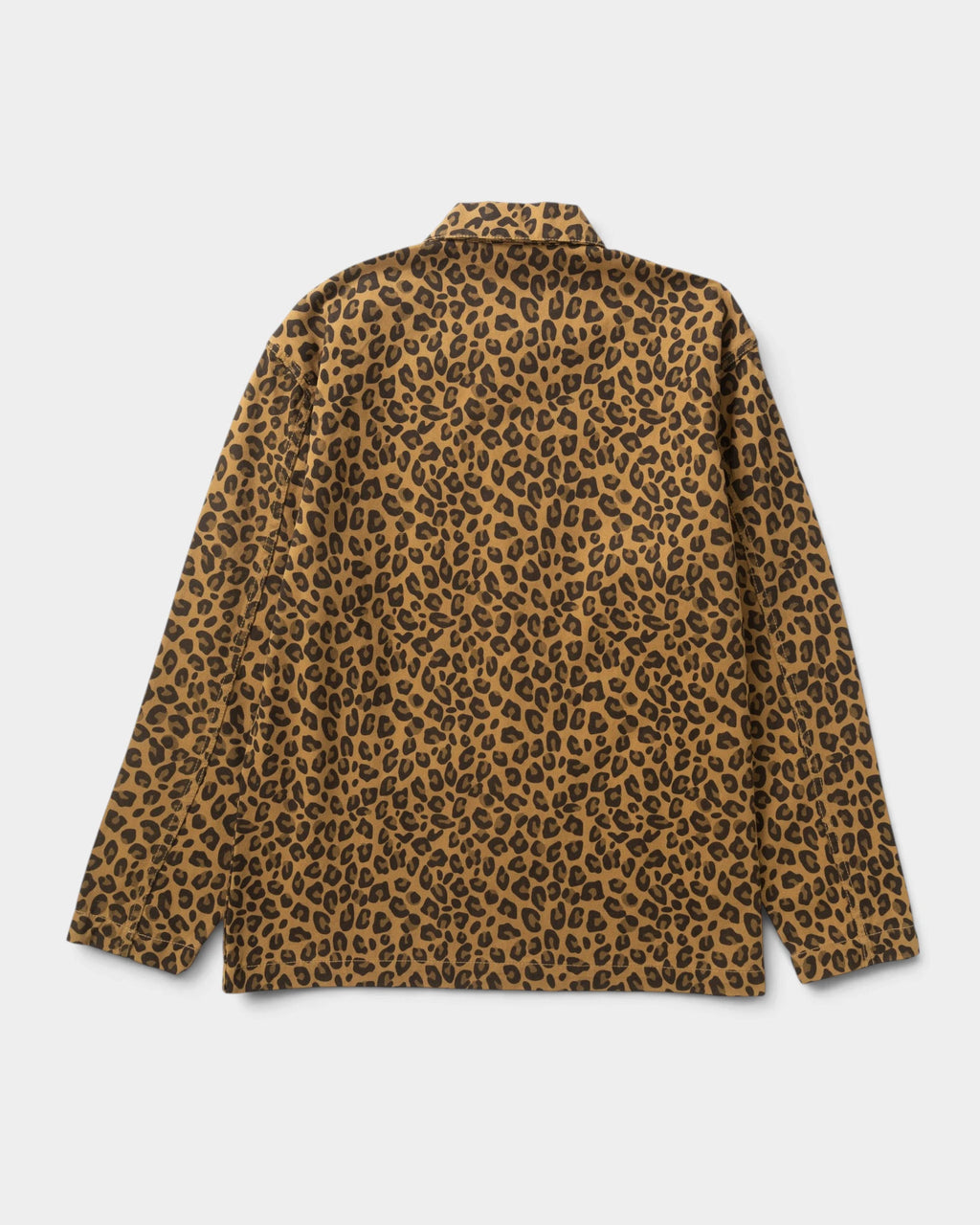 Service Works Patterned Easy Chef Shirt - Brown Leopard