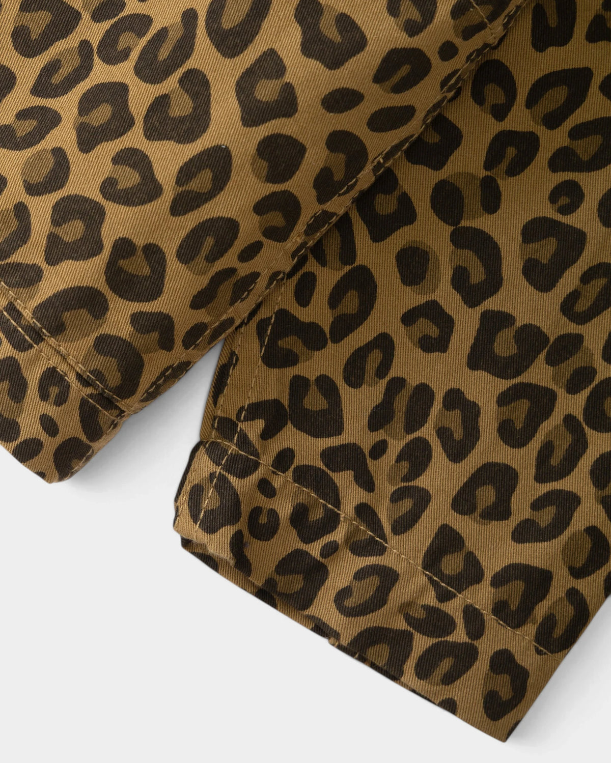 Service Works Patterned Easy Chef Shirt - Brown Leopard