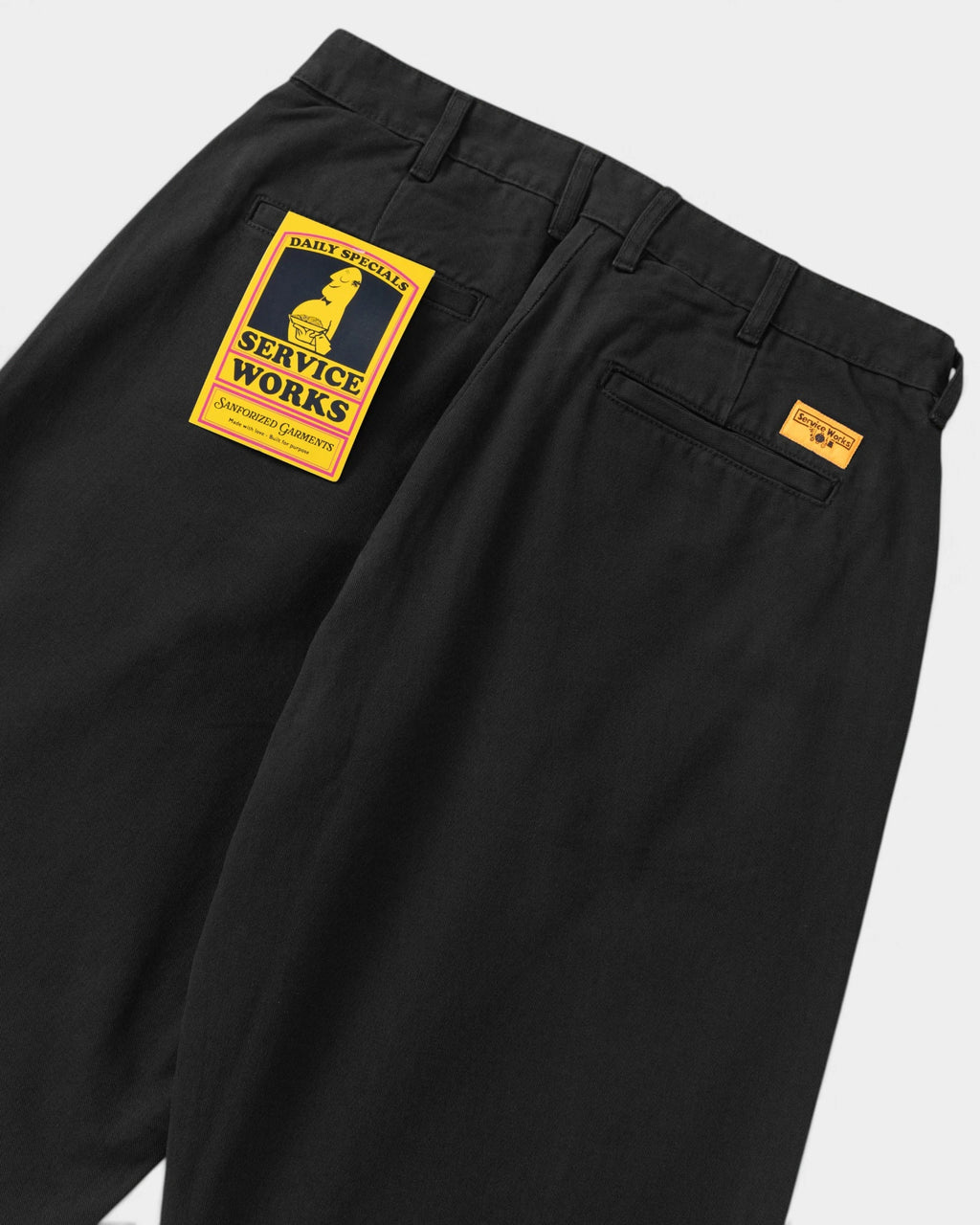 Service Works Twill Part-Timer Pants - Black